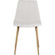 Drew Champagne Gold / Antonio Linen Dining Chair, Set Of 2
